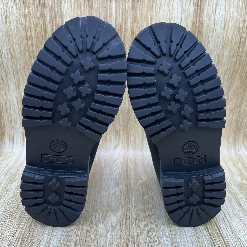 Timberland Premium 6-Inch Waterproof Youth Size 5Y Black Ankle Boots Shoes 12907